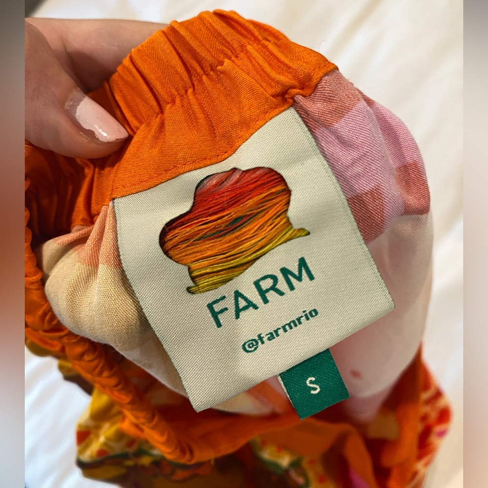 Farm Rio Mixed Scarves Pants - Picture 5 of 5